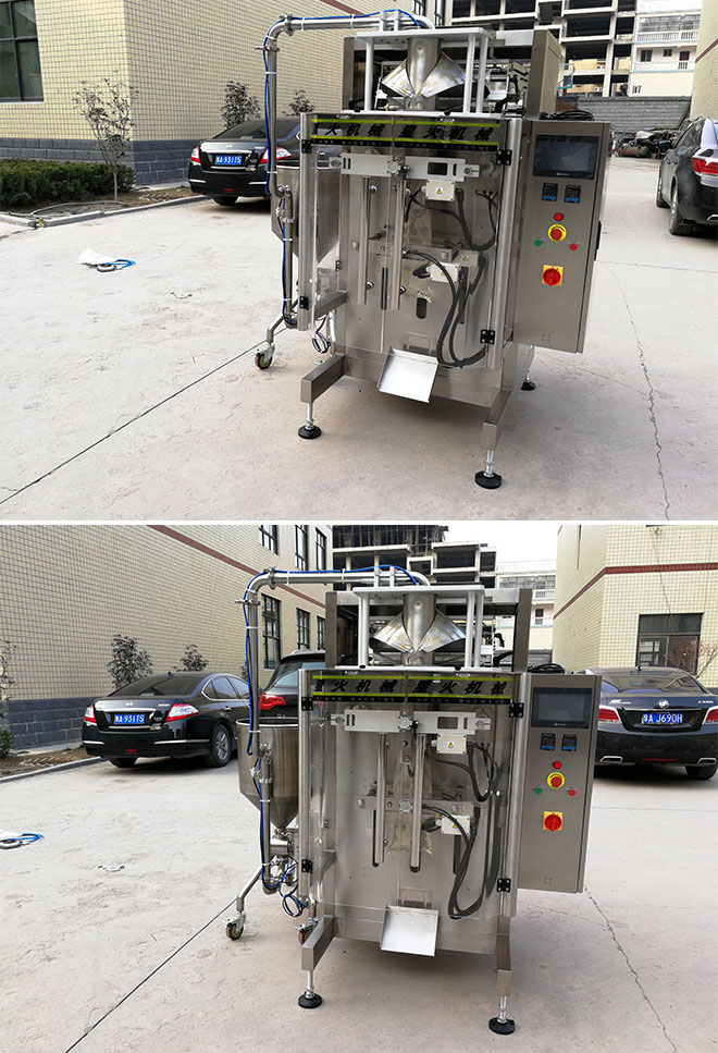 火鍋底料自動(dòng)化包裝機(jī)械及細(xì)節(jié)實(shí)拍